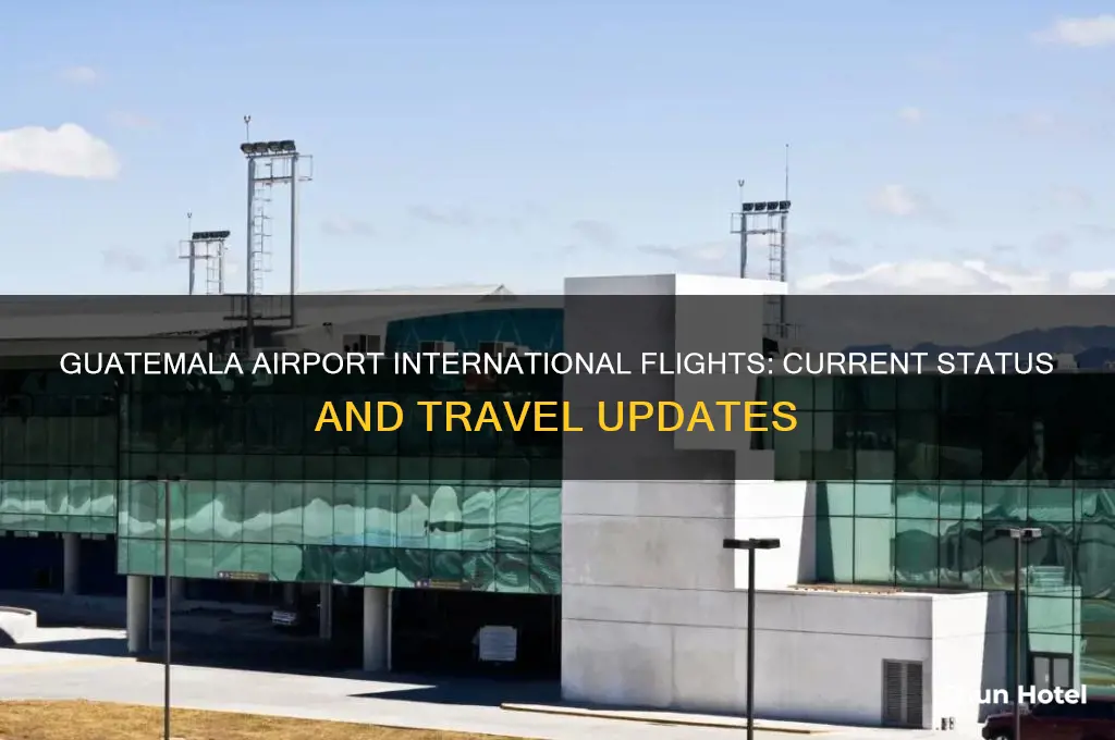 is guatemala airport open for international flights