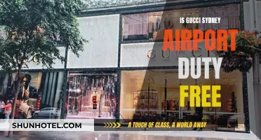 Gucci Duty-Free: Sydney Airport Shopping Guide