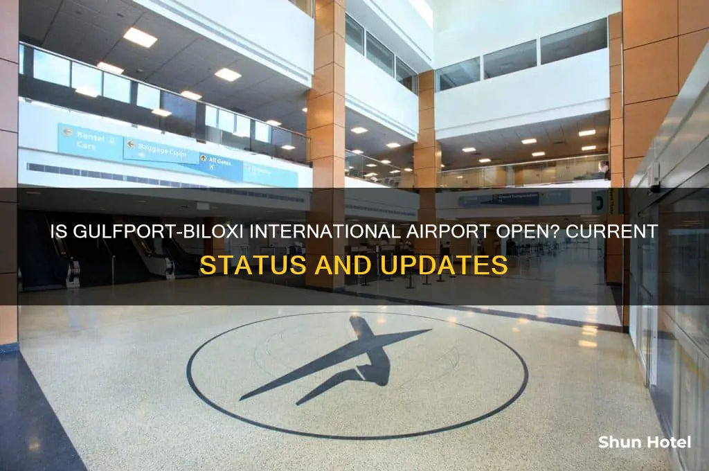 is gulfport ms airport open