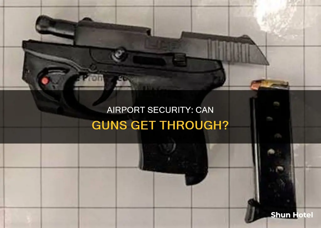 is gun allowed at airport security