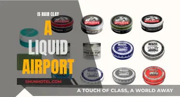 Hair Clay: Liquid or Solid? Airport Security Rules