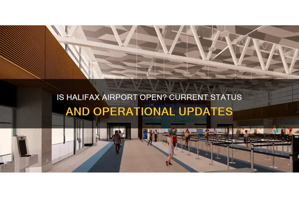 is halifax airport open