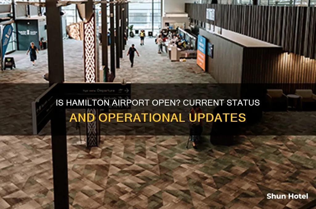 is hamilton airport open