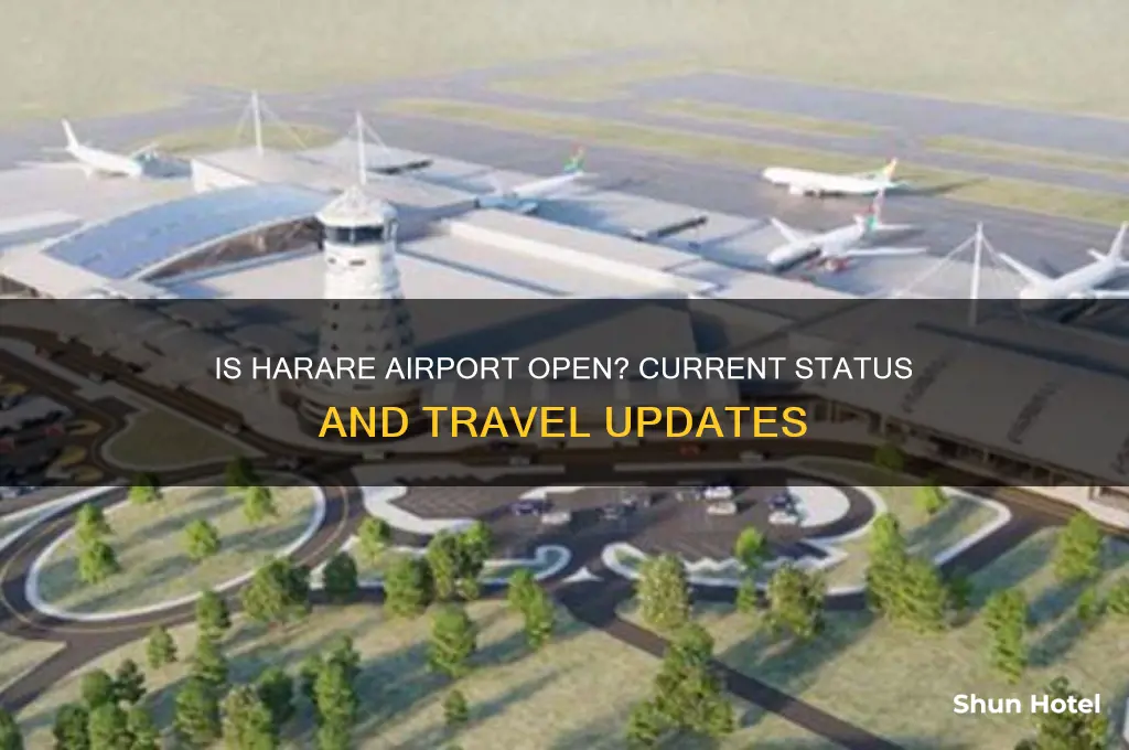 is harare airport open