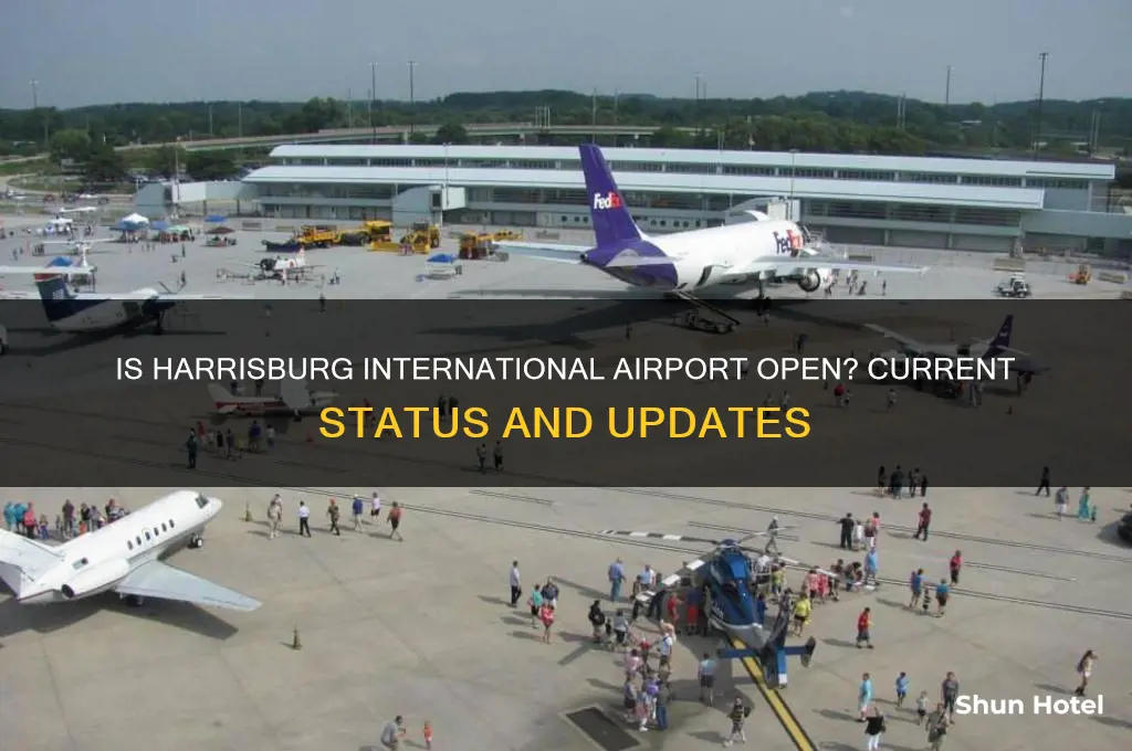 is harrisburg international airport open