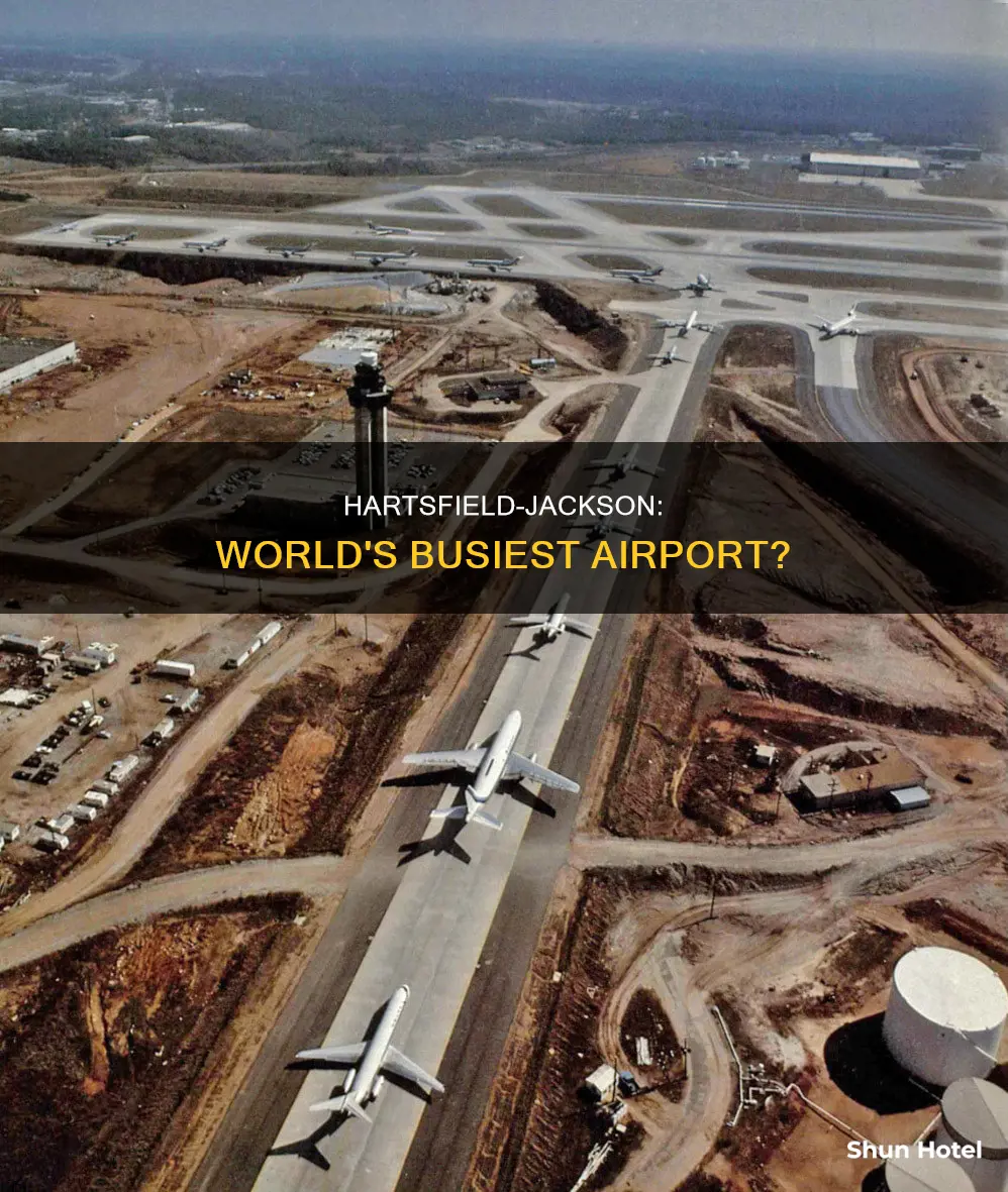 is hartsfield jackson the busiest airport