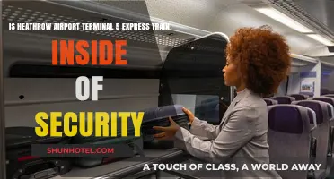 Heathrow Terminal 5 Express Train: Inside or Outside Security?