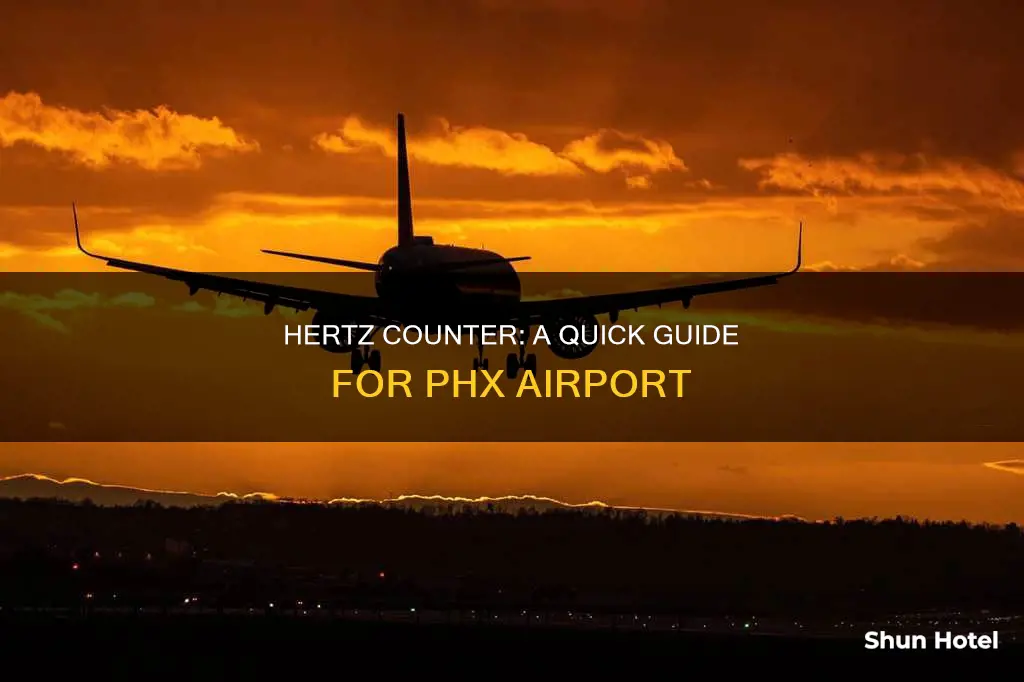 is hertz counter in phx airport
