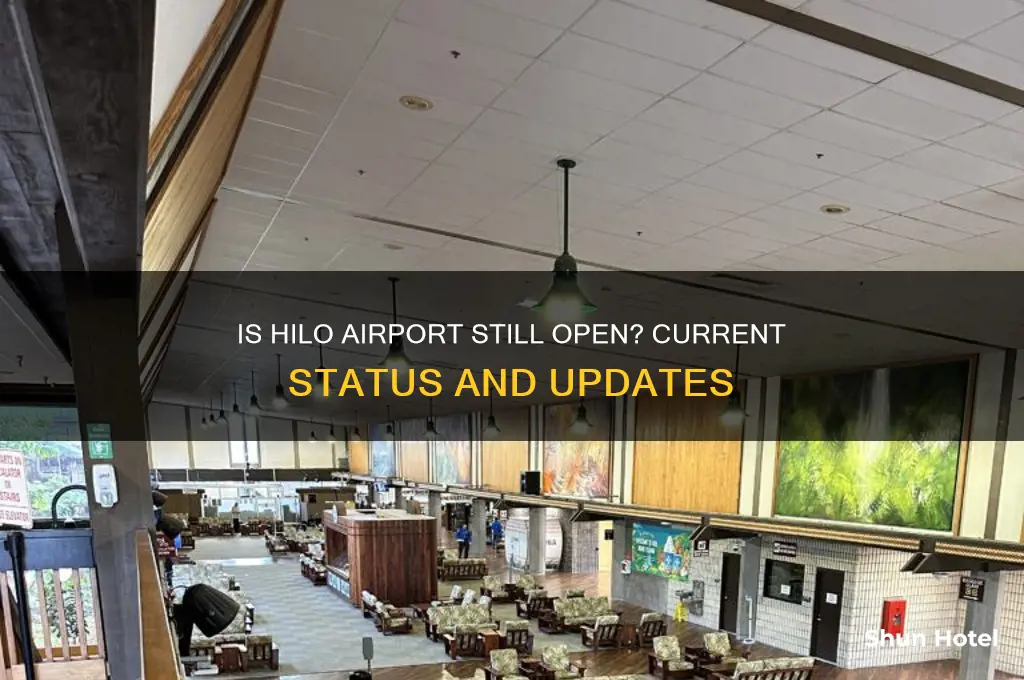 is hilo airport still open