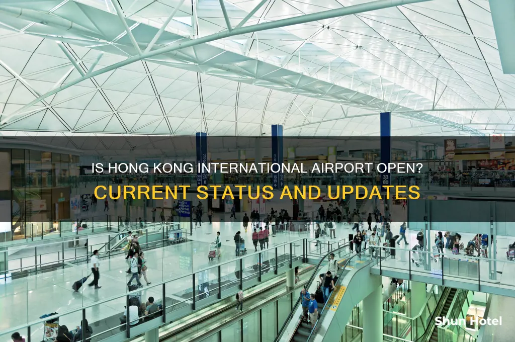 is hong kong international airport open