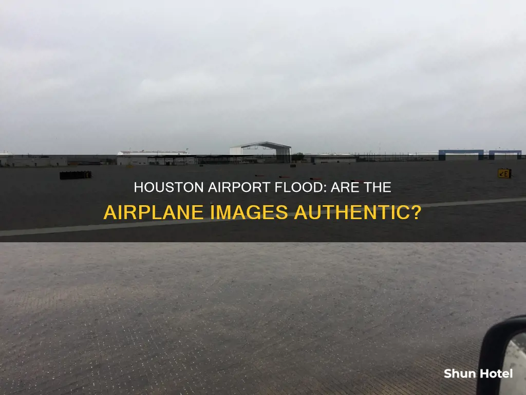 is houston airport flooded airplanes real