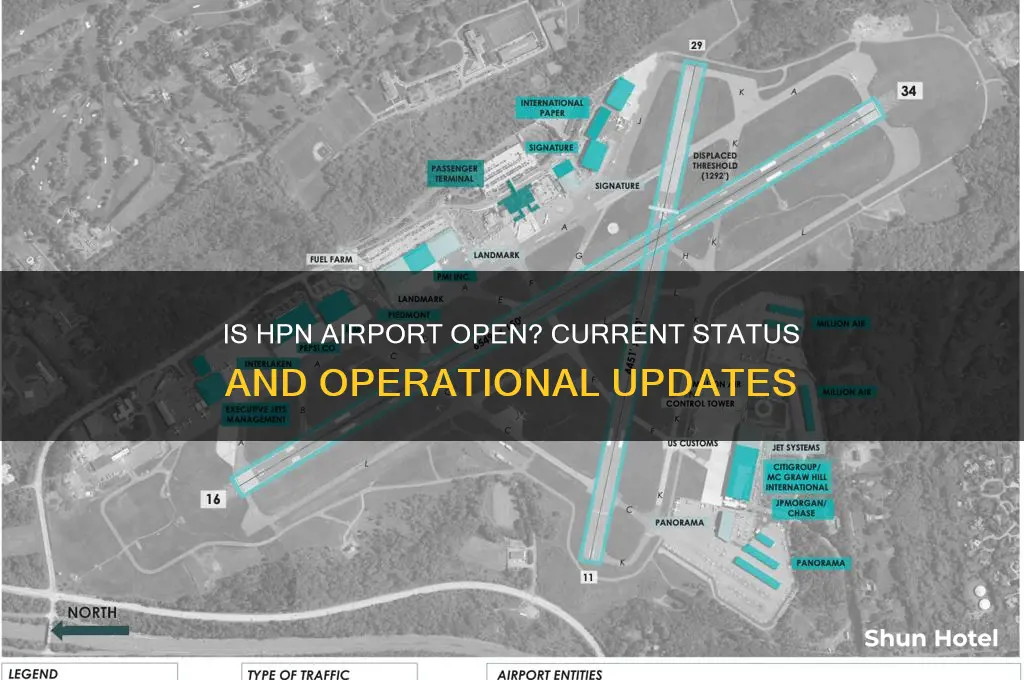 is hpn airport open