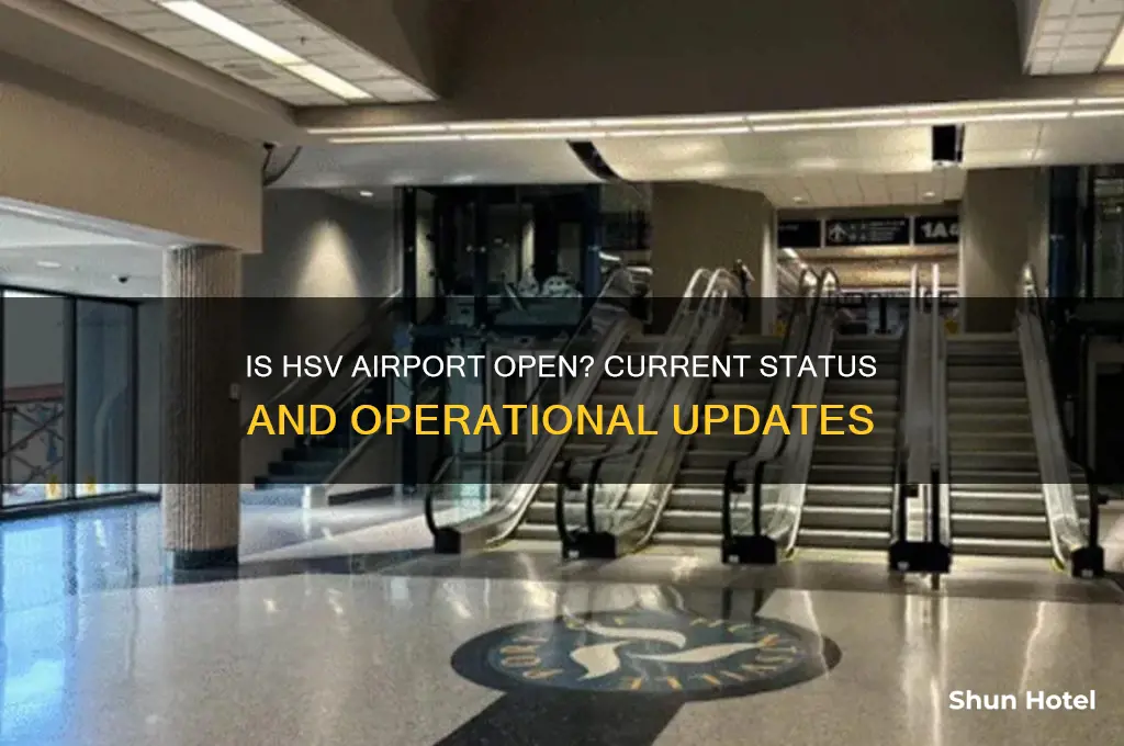 is hsv airport open