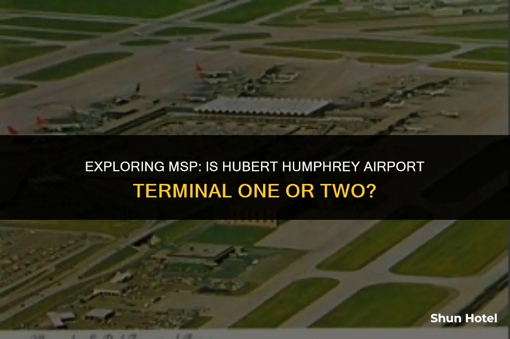 is hubert humphrey airport terminal one or 2