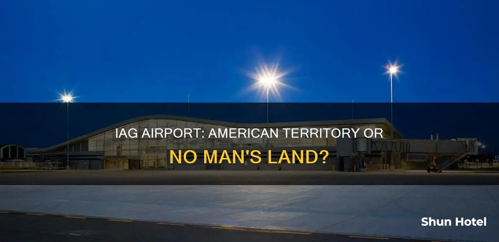 is iag airport on american side