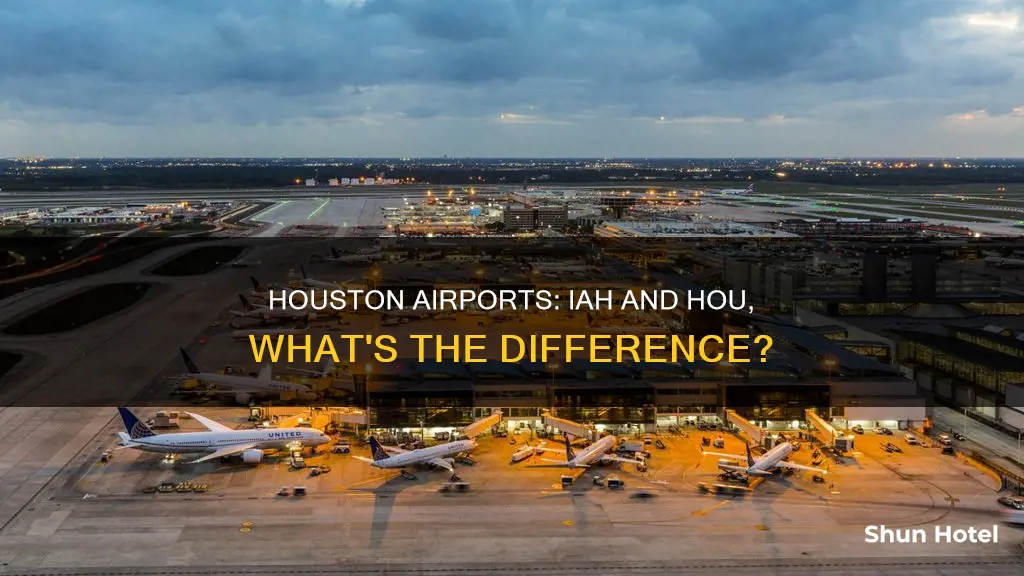 is iah different than hou airport