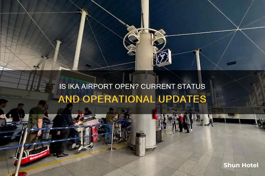 is ika airport open