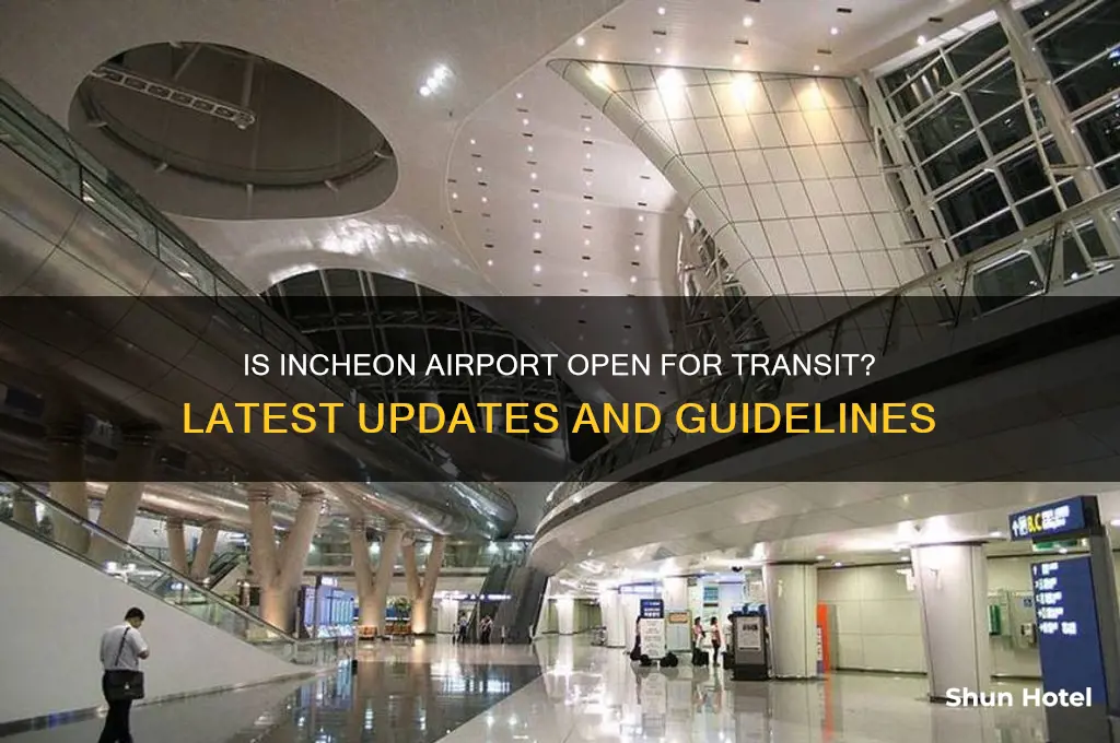 is incheon airport open for transit