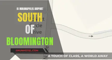 Where is Indianapolis Airport Located in Relation to Bloomington?