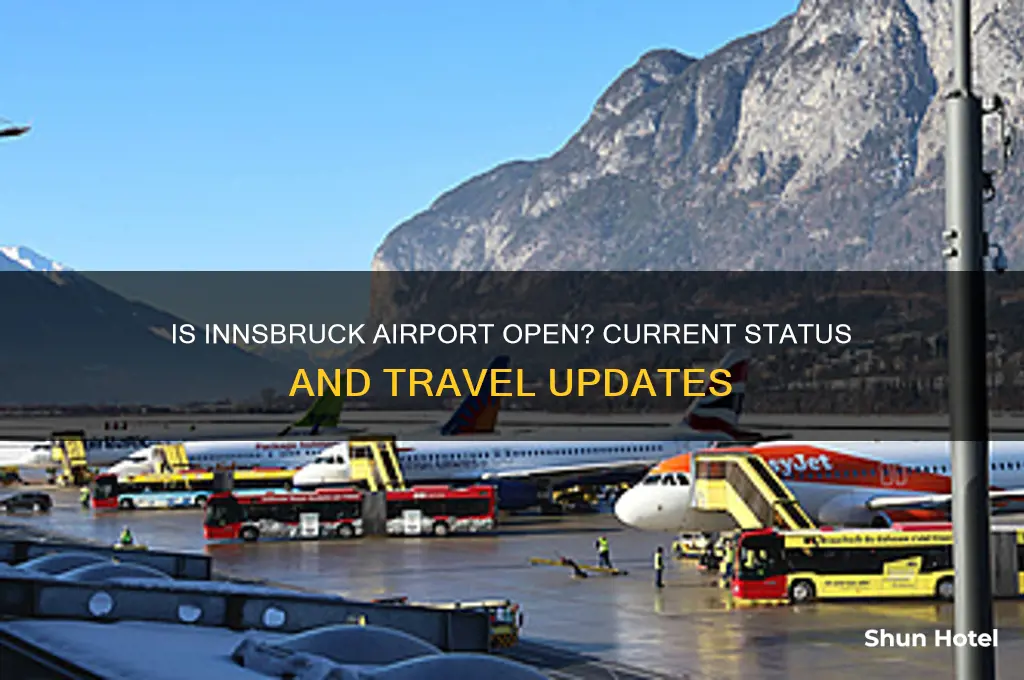 is innsbruck airport open