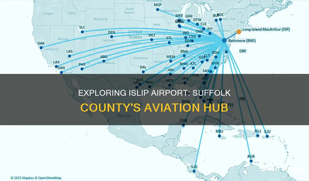 is islip airport in suffolk county