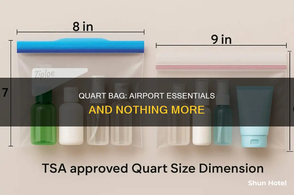 is it all a quart bag can hold for airport