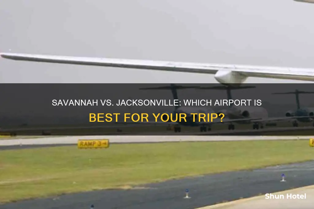 is it best to fly into savannah or jacksonville airport