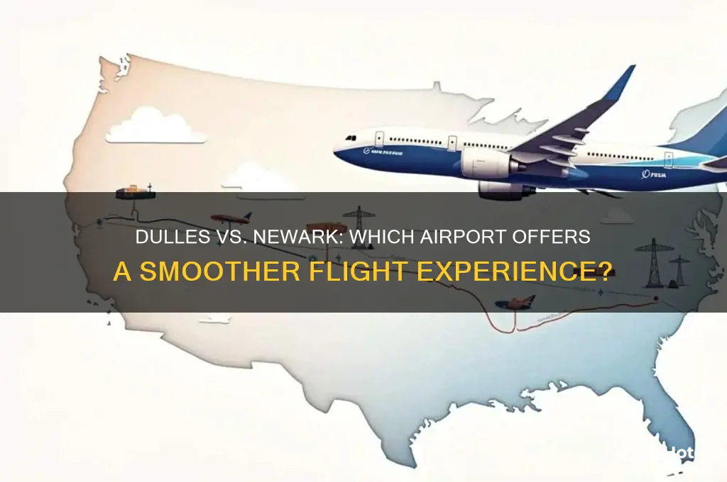is it better to fly through dulles or newark airports