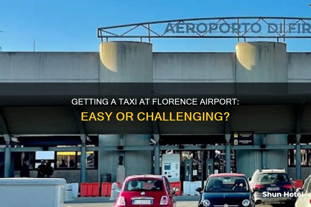 is it easy to get a taxi at florence airport
