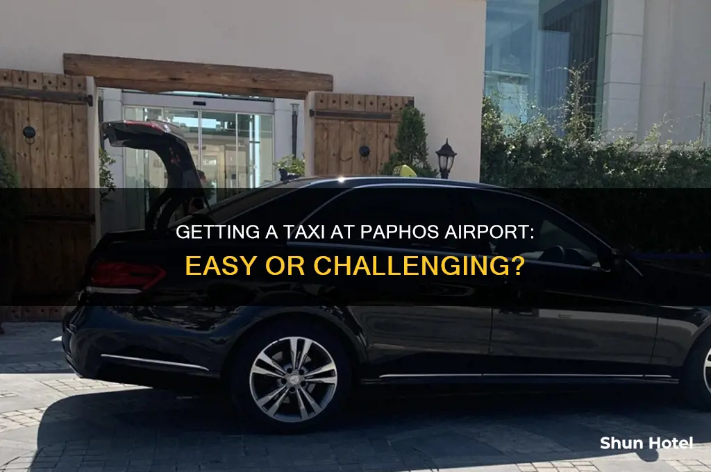 is it easy to get a taxi at paphos airport