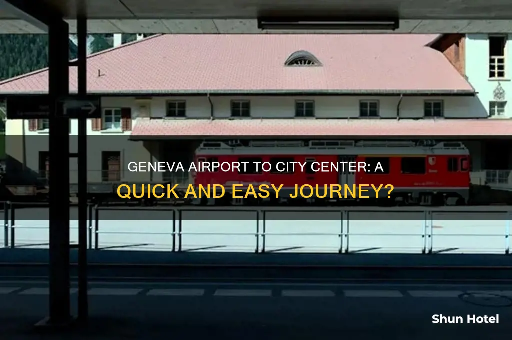 is it easy to get from geneva airport into city