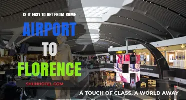 Traveling from Rome Airport to Florence: A Simple Guide