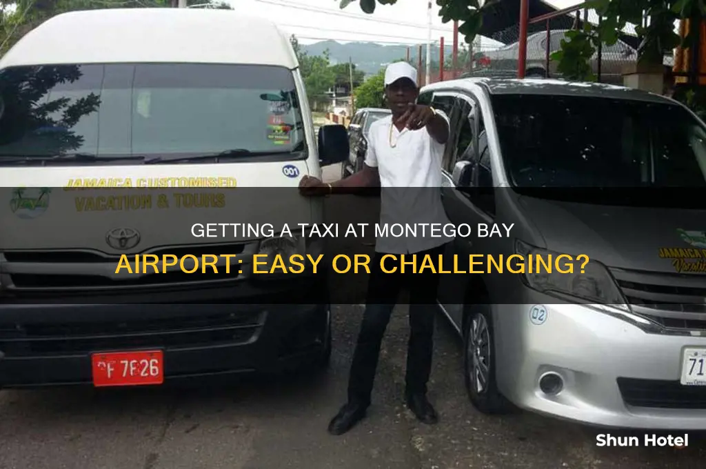 is it easy to get taxi at montego bay airport
