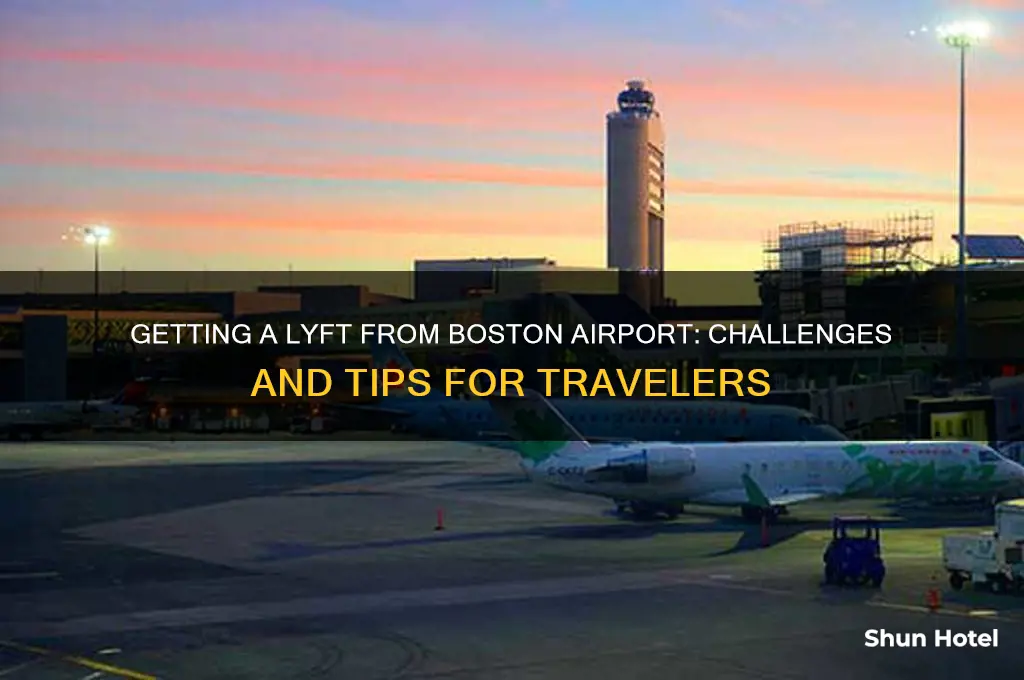 is it hard to get a lyft from boston airport