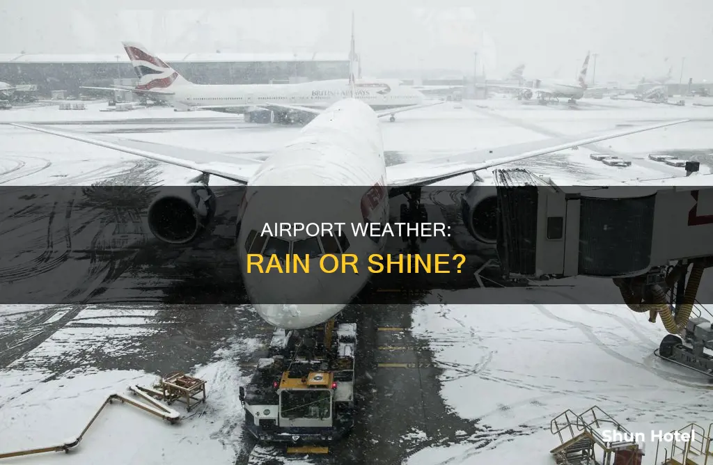 is it raining at the airport