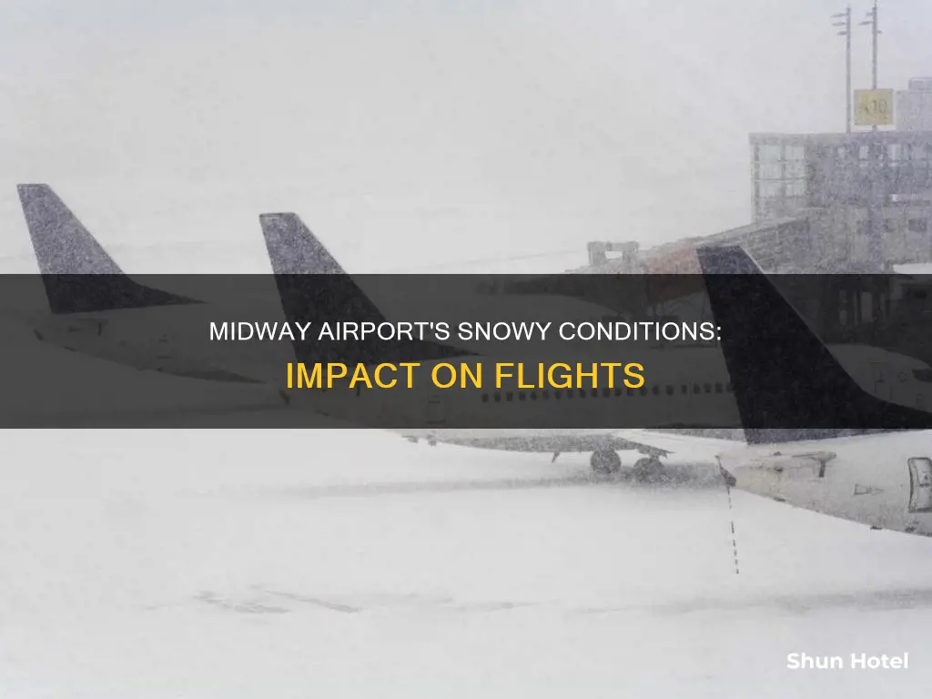 is it snowing at midway airport