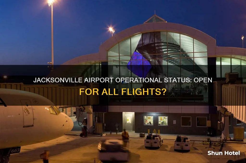 is jacksonville airport open for all flights