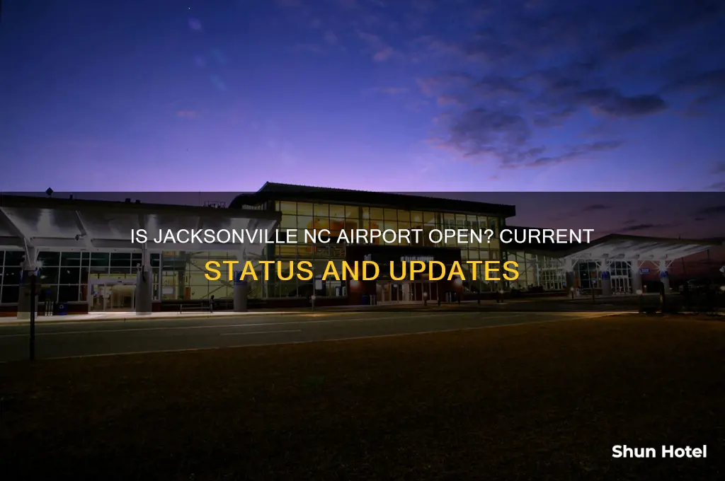 is jacksonville nc airport open