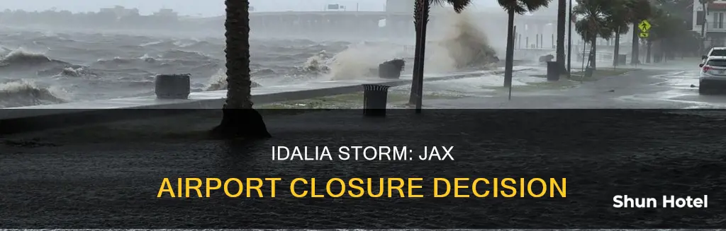 is jax airport closing for idalia