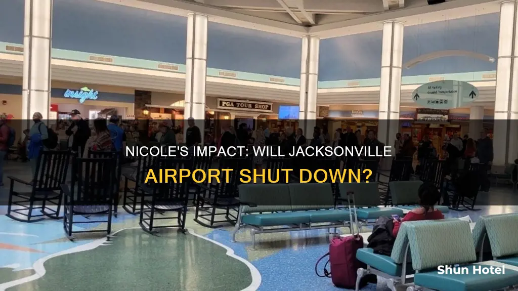 is jax airport closing for nicole