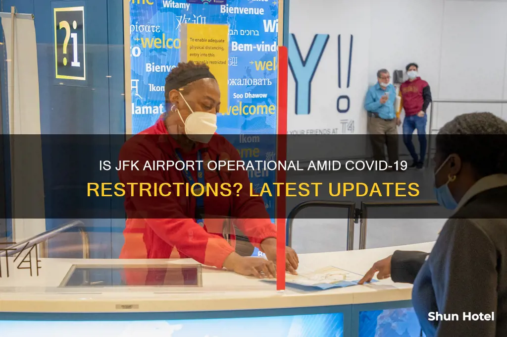 is jfk airport open during covid 19
