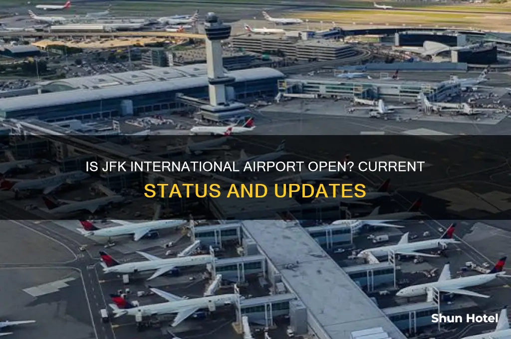 is jfk international airport open