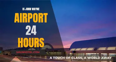 John Wayne Airport: 24-Hour Operations and Services