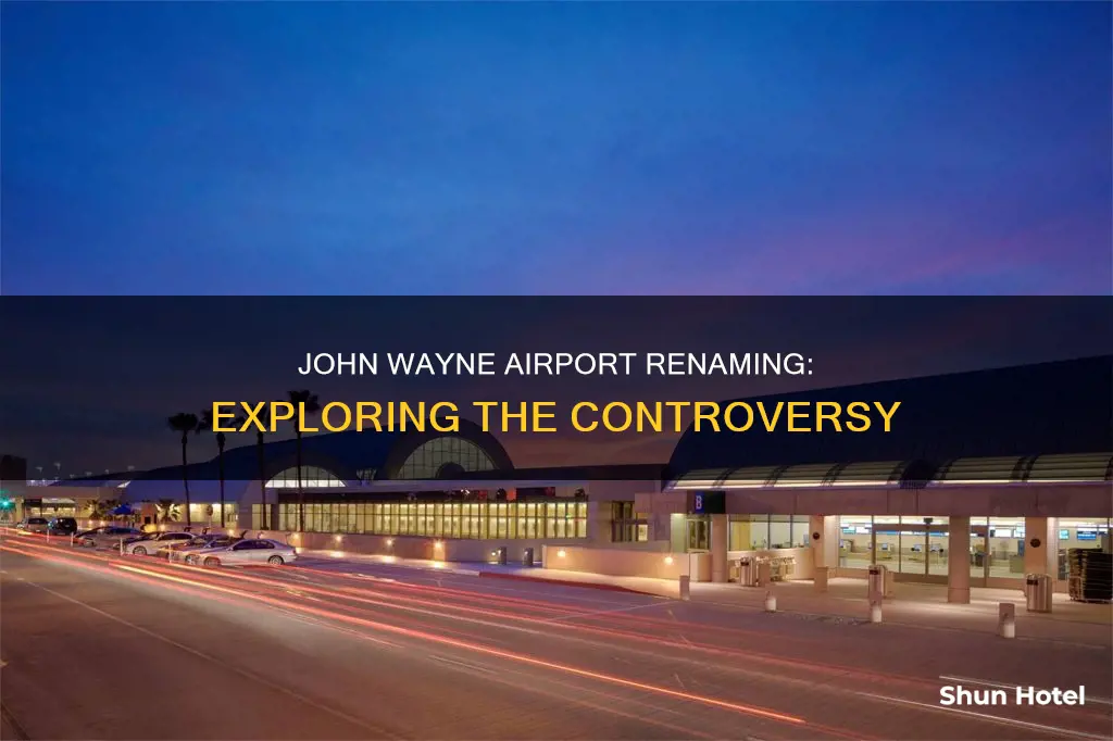 is john wayne airport being renamed