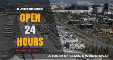 Is John Wayne Airport Open 24/7? Hours of Operation Explained