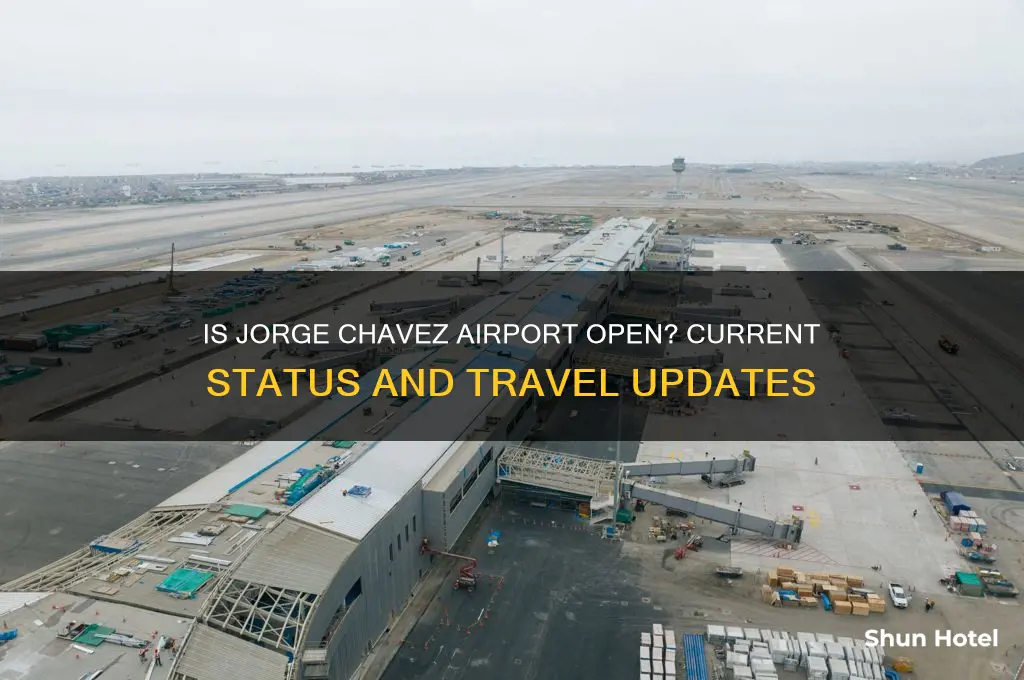is jorge chavez airport open