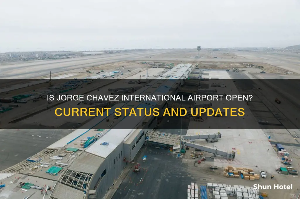 is jorge chavez international airport open