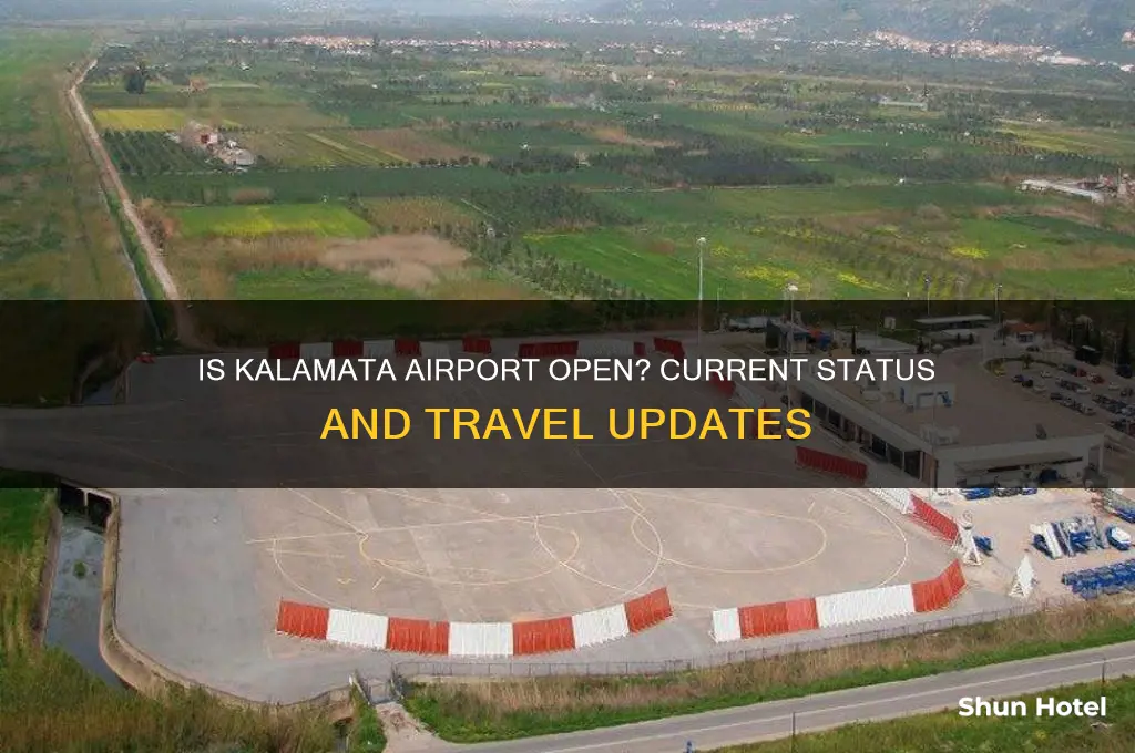 is kalamata airport open