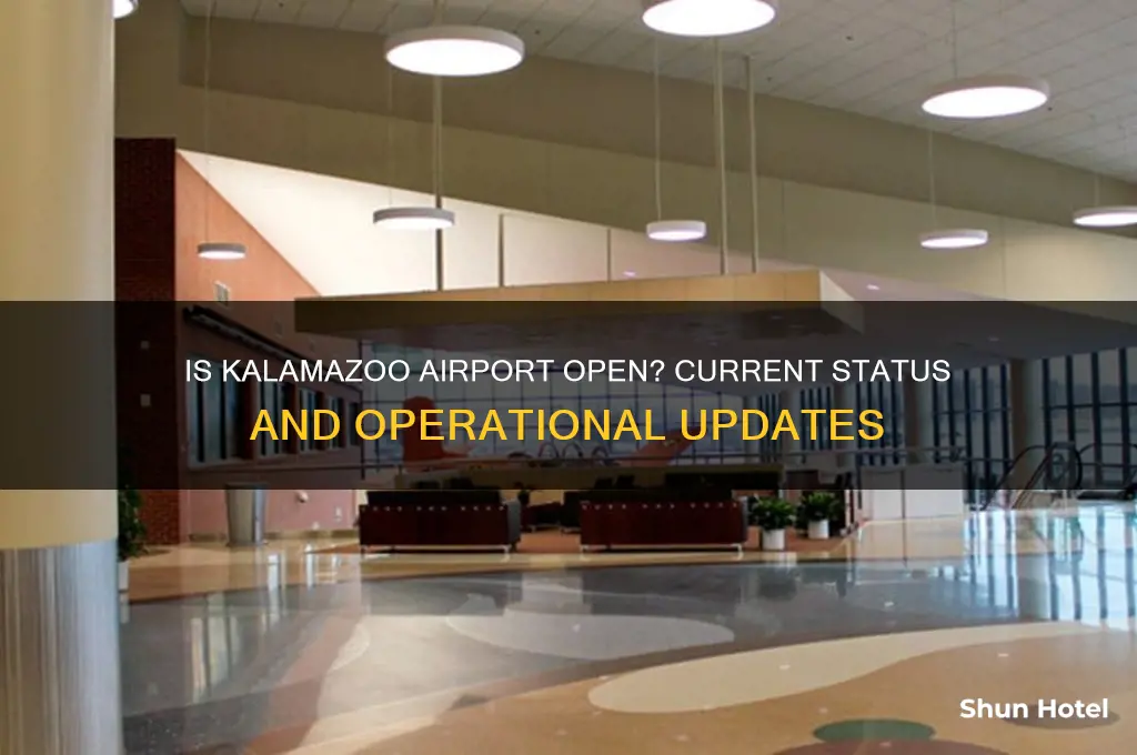 is kalamazoo airport open