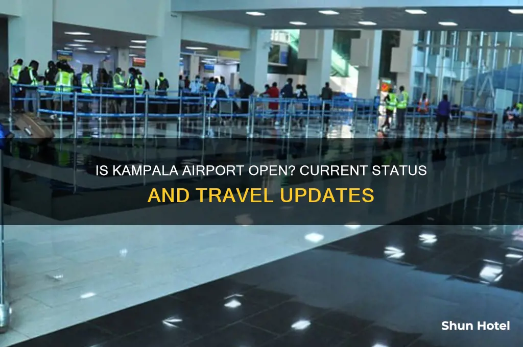 is kampala airport open